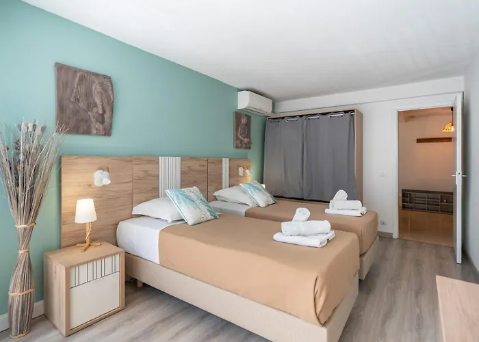 2 Pieces - Centre-ville - Grand Lit Double * 戛纳